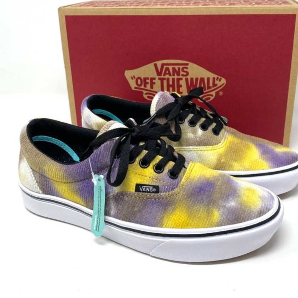 💖MEGA SALE💖VANS Comfycush Era Blotched Velvet Womens Size Sneakers VN0A3WM92QD - Picture 3 of 16